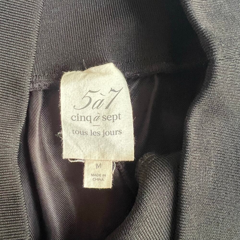 Cinq à Sept Giles Olive Cupro Cargo Jogger Pants Quiet Luxury M - Picture 10 of 10